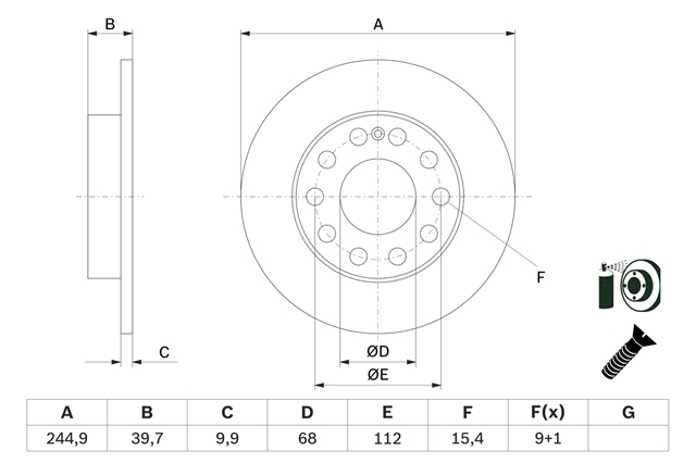 Imagine pentru produsul „DISC FRANA"