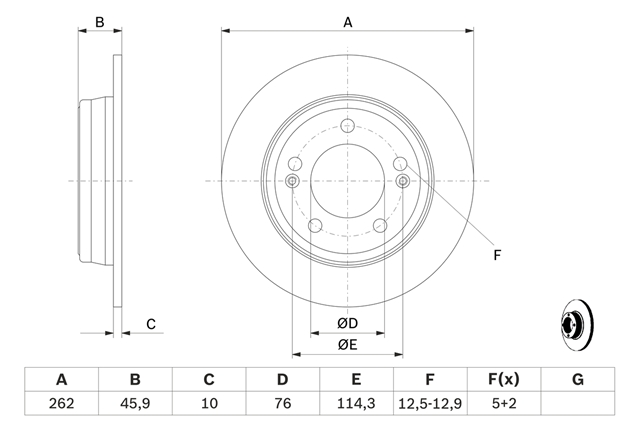 Imagine pentru produsul „DISC FRANA"