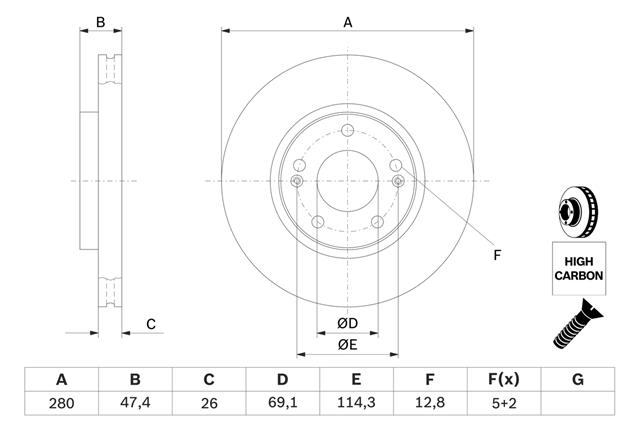 Imagine pentru produsul „DISC FRANA"