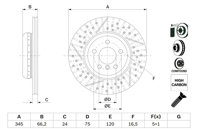 DISC FRANA (LIVRABIL NUMAI PERECHE)