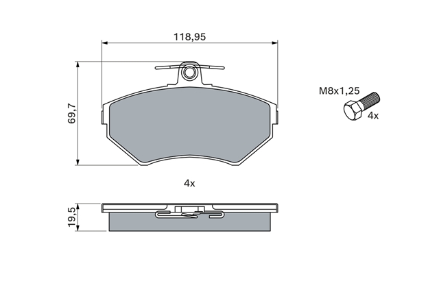 Imagine pentru produsul „SET PLACUTE FRANA,FRANA DISC"