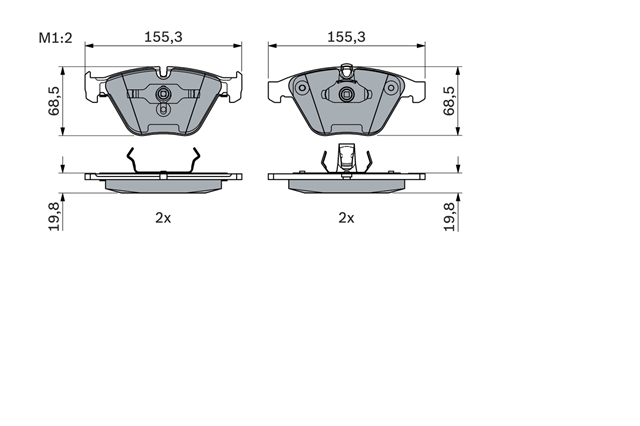 Imagine pentru produsul „SET PLACUTE FRANA,FRANA DISC"