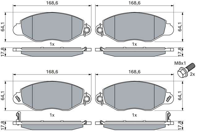 Imagine pentru produsul „SET PLACUTE FRANA,FRANA DISC"