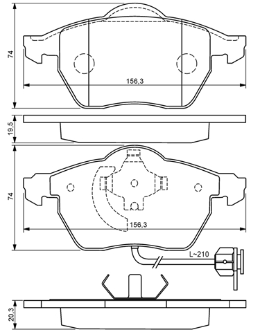Imagine pentru produsul „SET PLACUTE FRANA,FRANA DISC"