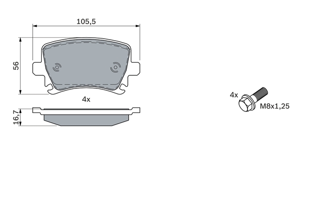 Imagine pentru produsul „SET PLACUTE FRANA,FRANA DISC"
