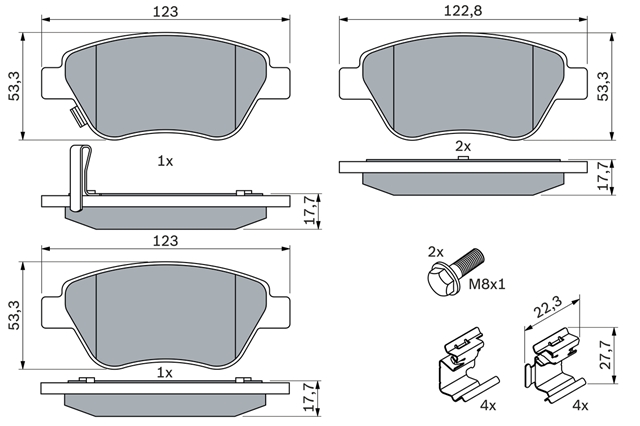 Imagine pentru produsul „SET PLACUTE FRANA,FRANA DISC"