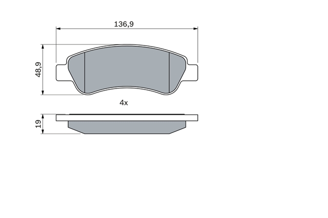 Imagine pentru produsul „SET PLACUTE FRANA,FRANA DISC"
