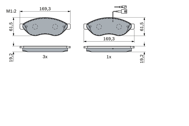 Imagine pentru produsul „SET PLACUTE FRANA,FRANA DISC"