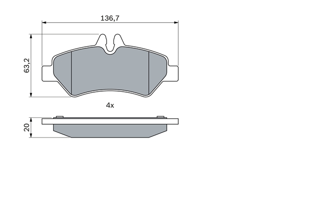 Imagine pentru produsul „SET PLACUTE FRANA,FRANA DISC"