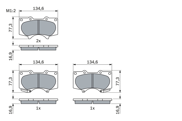 Imagine pentru produsul „SET PLACUTE FRANA,FRANA DISC"