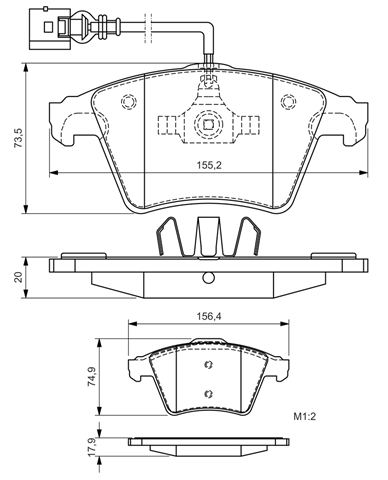 Imagine pentru produsul „SET PLACUTE FRANA,FRANA DISC"