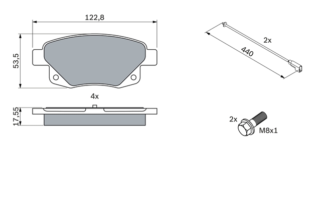 Imagine pentru produsul „SET PLACUTE FRANA,FRANA DISC"