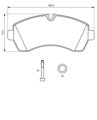 Imagine pentru produsul „SET PLACUTE FRANA,FRANA DISC"