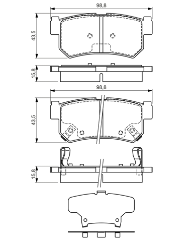 Imagine pentru produsul „SET PLACUTE FRANA,FRANA DISC"