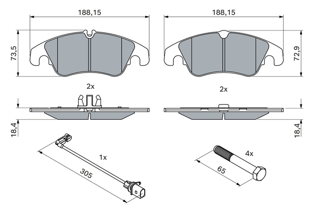 Imagine pentru produsul „SET PLACUTE FRANA,FRANA DISC"
