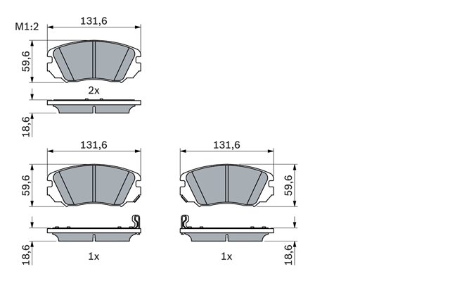 Imagine pentru produsul „SET PLACUTE FRANA,FRANA DISC"