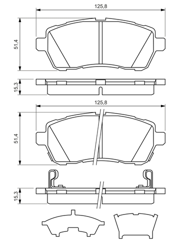 Imagine pentru produsul „SET PLACUTE FRANA,FRANA DISC"