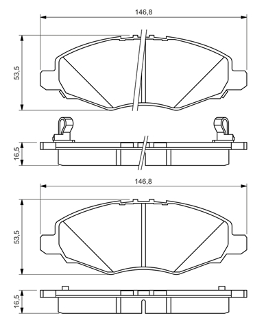Imagine pentru produsul „SET PLACUTE FRANA,FRANA DISC"