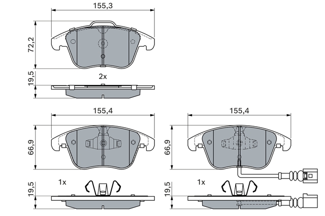 Imagine pentru produsul „SET PLACUTE FRANA,FRANA DISC"