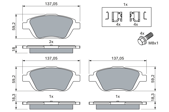 Imagine pentru produsul „SET PLACUTE FRANA,FRANA DISC"