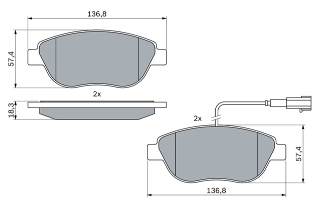 Imagine pentru produsul „SET PLACUTE FRANA,FRANA DISC"