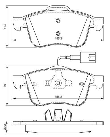 Imagine pentru produsul „SET PLACUTE FRANA,FRANA DISC"