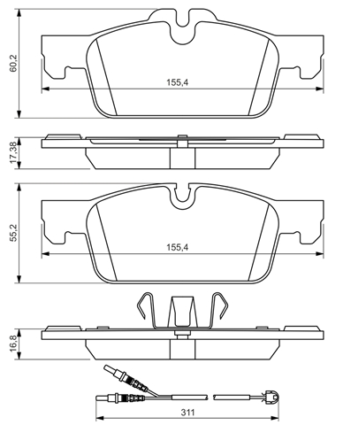 Imagine pentru produsul „SET PLACUTE FRANA,FRANA DISC"
