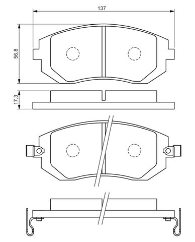 Imagine pentru produsul „SET PLACUTE FRANA,FRANA DISC"