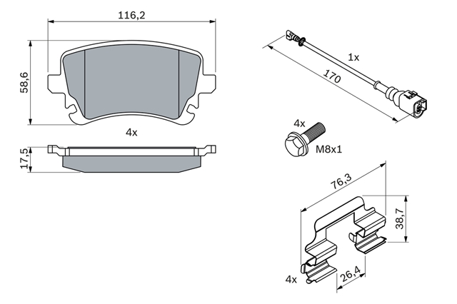 Imagine pentru produsul „SET PLACUTE FRANA,FRANA DISC"