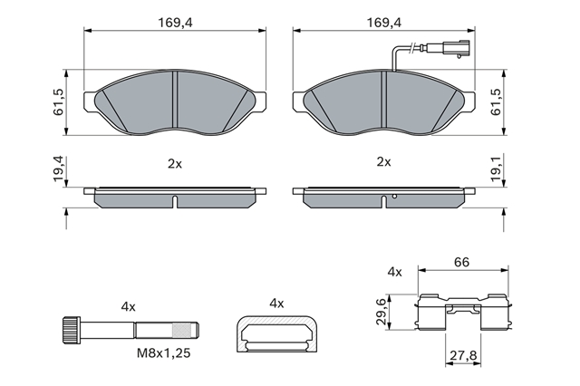 Imagine pentru produsul „SET PLACUTE FRANA,FRANA DISC"