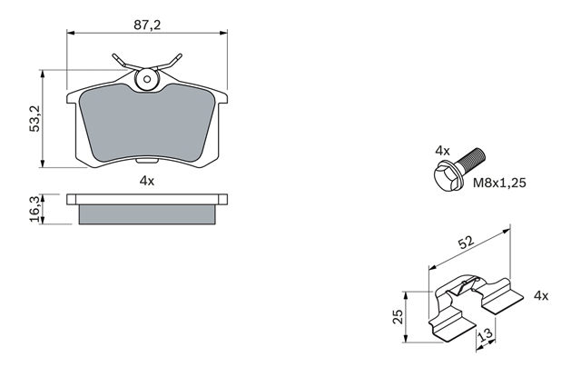Imagine pentru produsul „SET PLACUTE FRANA,FRANA DISC"