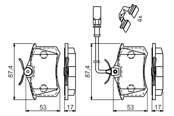 Imagine pentru produsul „SET PLACUTE FRANA,FRANA DISC"