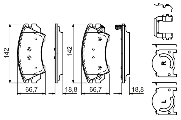 Imagine pentru produsul „SET PLACUTE FRANA,FRANA DISC"