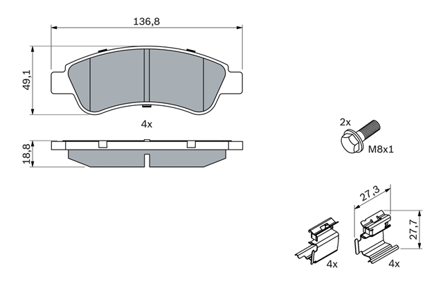 Imagine pentru produsul „SET PLACUTE FRANA,FRANA DISC"
