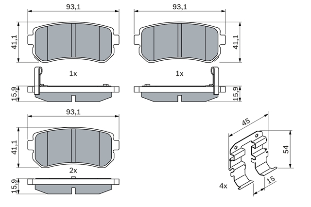Imagine pentru produsul „SET PLACUTE FRANA,FRANA DISC"