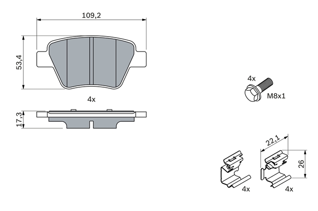 Imagine pentru produsul „SET PLACUTE FRANA,FRANA DISC"
