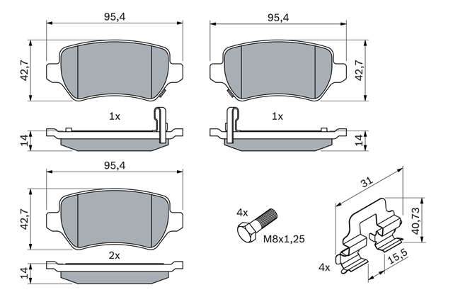 Imagine pentru produsul „SET PLACUTE FRANA,FRANA DISC"