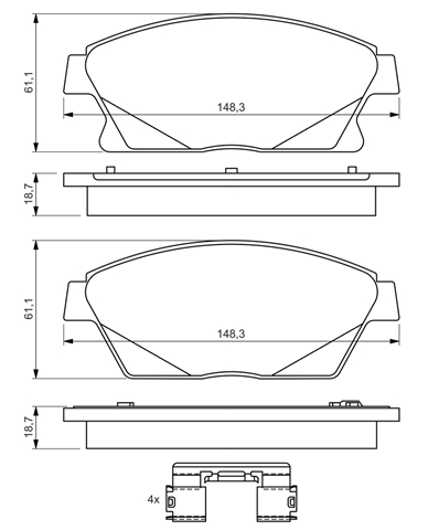 Imagine pentru produsul „SET PLACUTE FRANA,FRANA DISC"