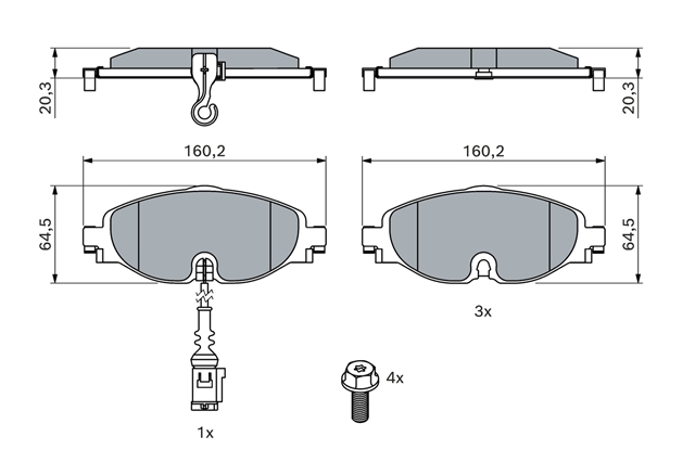 Imagine pentru produsul „SET PLACUTE FRANA,FRANA DISC"