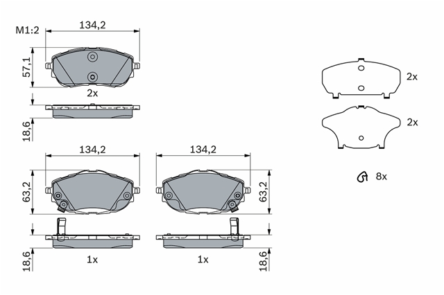 Imagine pentru produsul „SET PLACUTE FRANA,FRANA DISC"