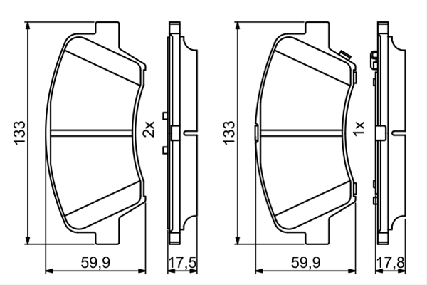 Imagine pentru produsul „SET PLACUTE FRANA,FRANA DISC"