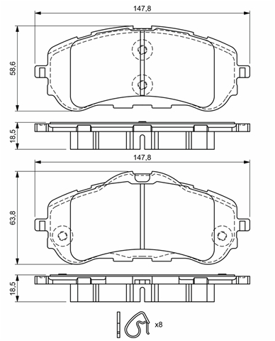 Imagine pentru produsul „SET PLACUTE FRANA,FRANA DISC"