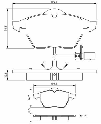 Imagine pentru produsul „SET PLACUTE FRANA,FRANA DISC"