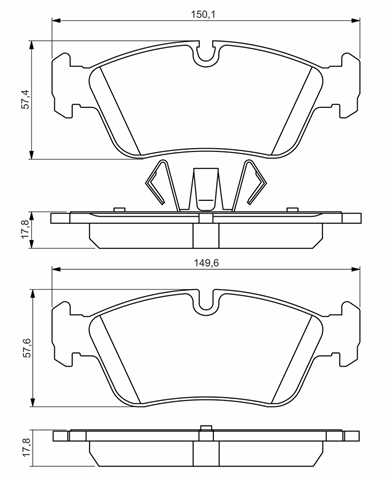 Imagine pentru produsul „SET PLACUTE FRANA,FRANA DISC"