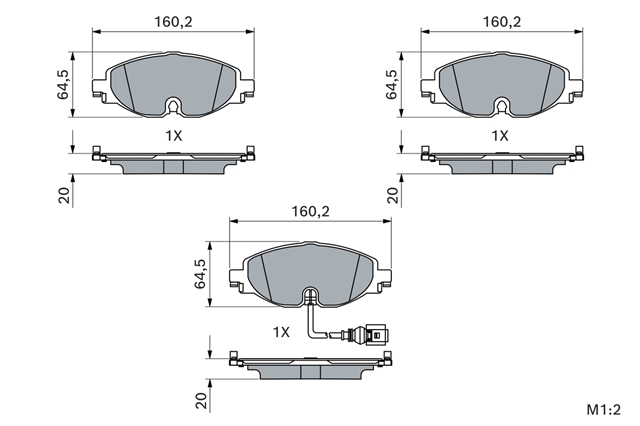 Imagine pentru produsul „SET PLACUTE FRANA,FRANA DISC"