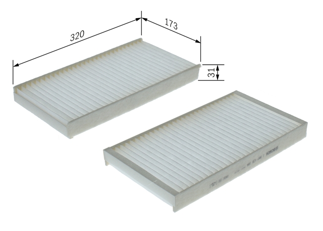 SET FILTRU AER HABITACLU