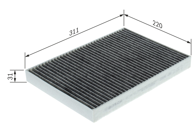 FILTRU HABITACLU CARBON ACTIV R5560 (FILTRE)