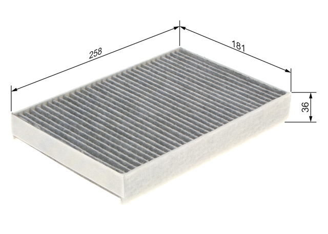 FILTRU HABITACLU CARBON ACTIV R5573 (FILTRE)