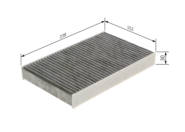 FILTRU HABITACLU CARBON ACTIV R5574 (FILTRE)