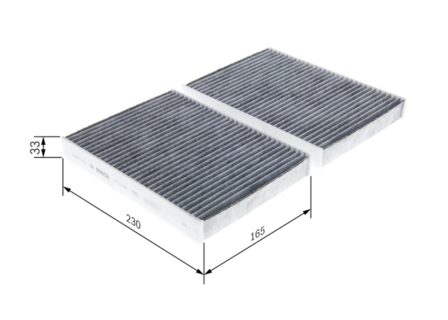 SET FILTRU HABITACLU CARBON ACTIV R5578 (FILTRE)